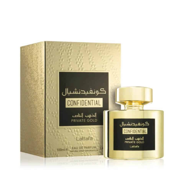 Perfume Lattafa Confidential Private Gold EDP 100 ML Unisex