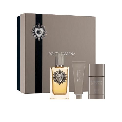 Estuche Dolce Gabbana Devotion pour Homme Edp 100 ml + Shower Gel 50 ml + Stick Deodorant 75g Hombre
