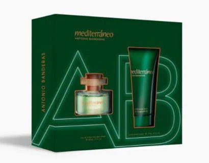 Estuche Antonio Banderas Mediterraneo Edt 50Ml + After Shave 75Ml Hombre
