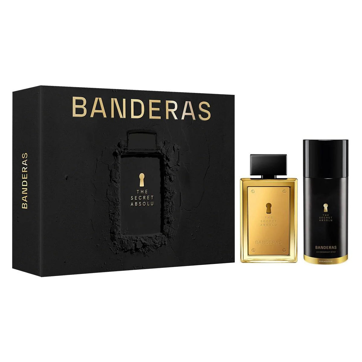 Estuche Antonio Banderas The Secret Absolu Edp 100 Ml + Deo 150 Ml Hombre