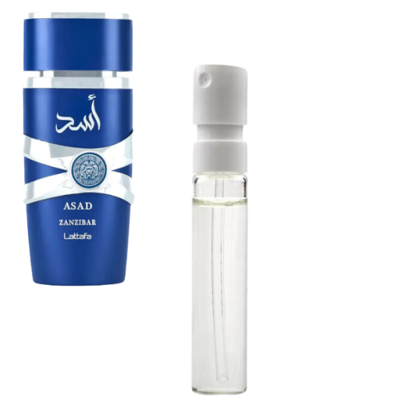 Perfume Lattafa Asad Zanzibar EDP 10 ML Hombre Decants