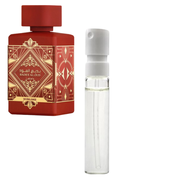 Perfume Lattafa Badee Al Oud Sublime Edp 10 ML Unisex Decants