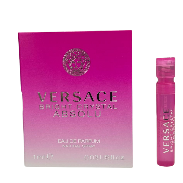 Perfume Miniatura Versace  Bright Crystal Absolu EDP 1 ML (Muestra) Mujer