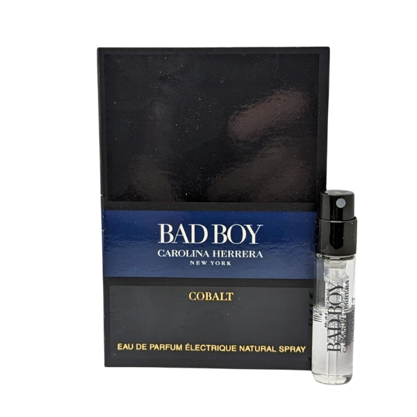 Perfume Carolina Herrera Bad Boy Cobalt EDP 1.5 ML Miniatura Hombre