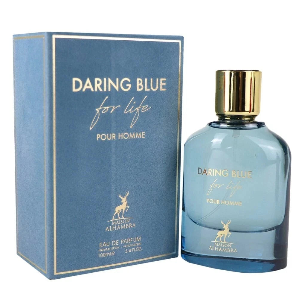 Perfume Maison Alhambra Daring Blue For Life Pour Homme Edp 100ML Hombre